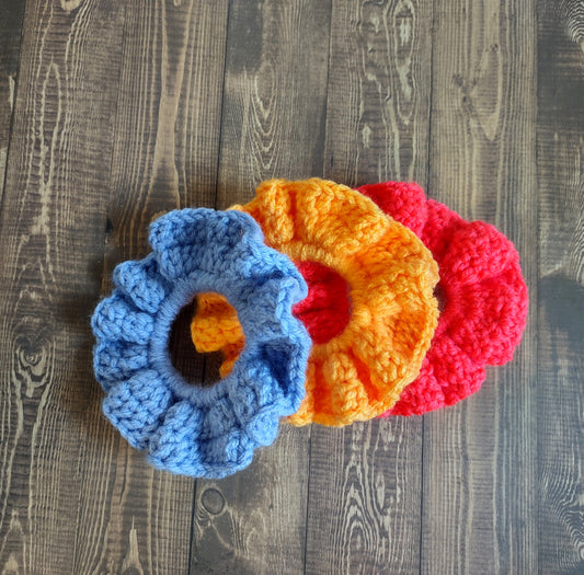 Crochet Scrunchie Set